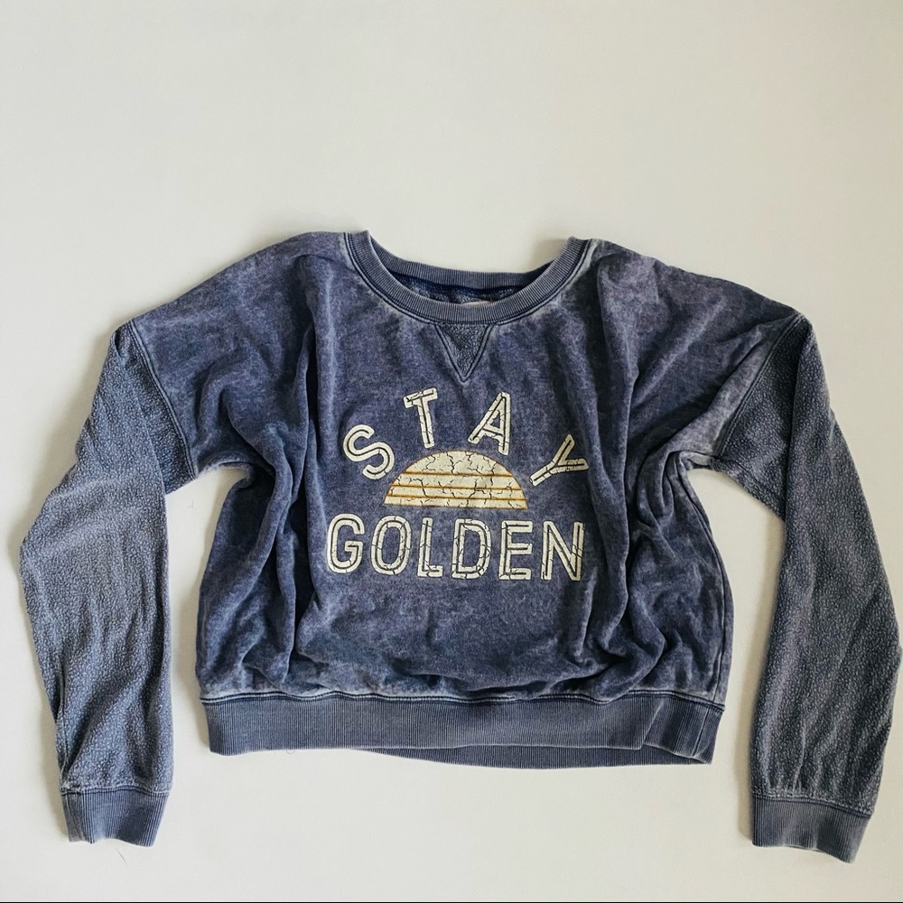Billabong cozy blue lounge sweater size L